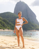Maiô Assimétrico Branco