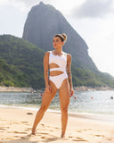 Maiô Assimétrico Branco