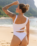 Maiô Assimétrico Branco